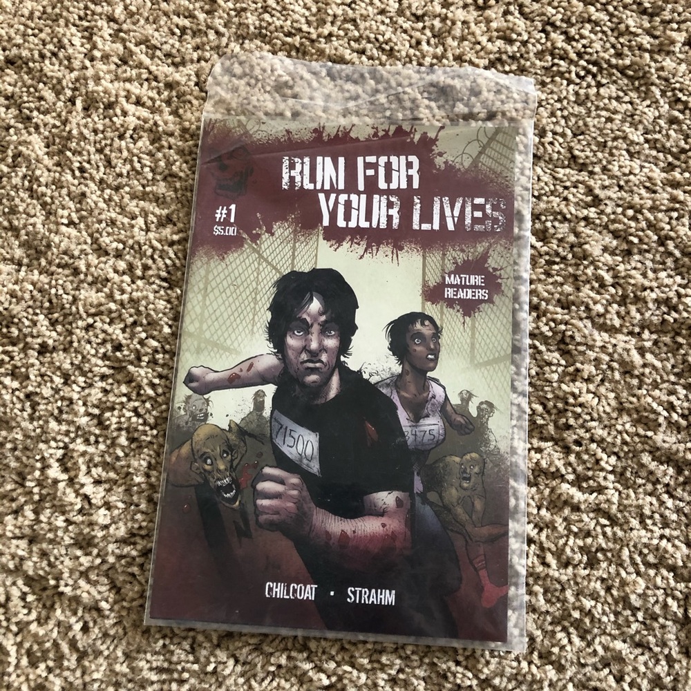 Run for your lives comic book